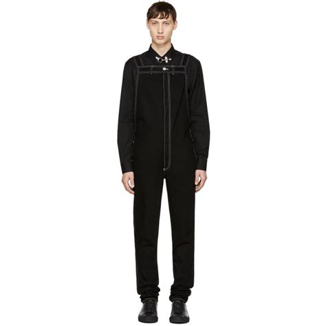givenchy denim overalls